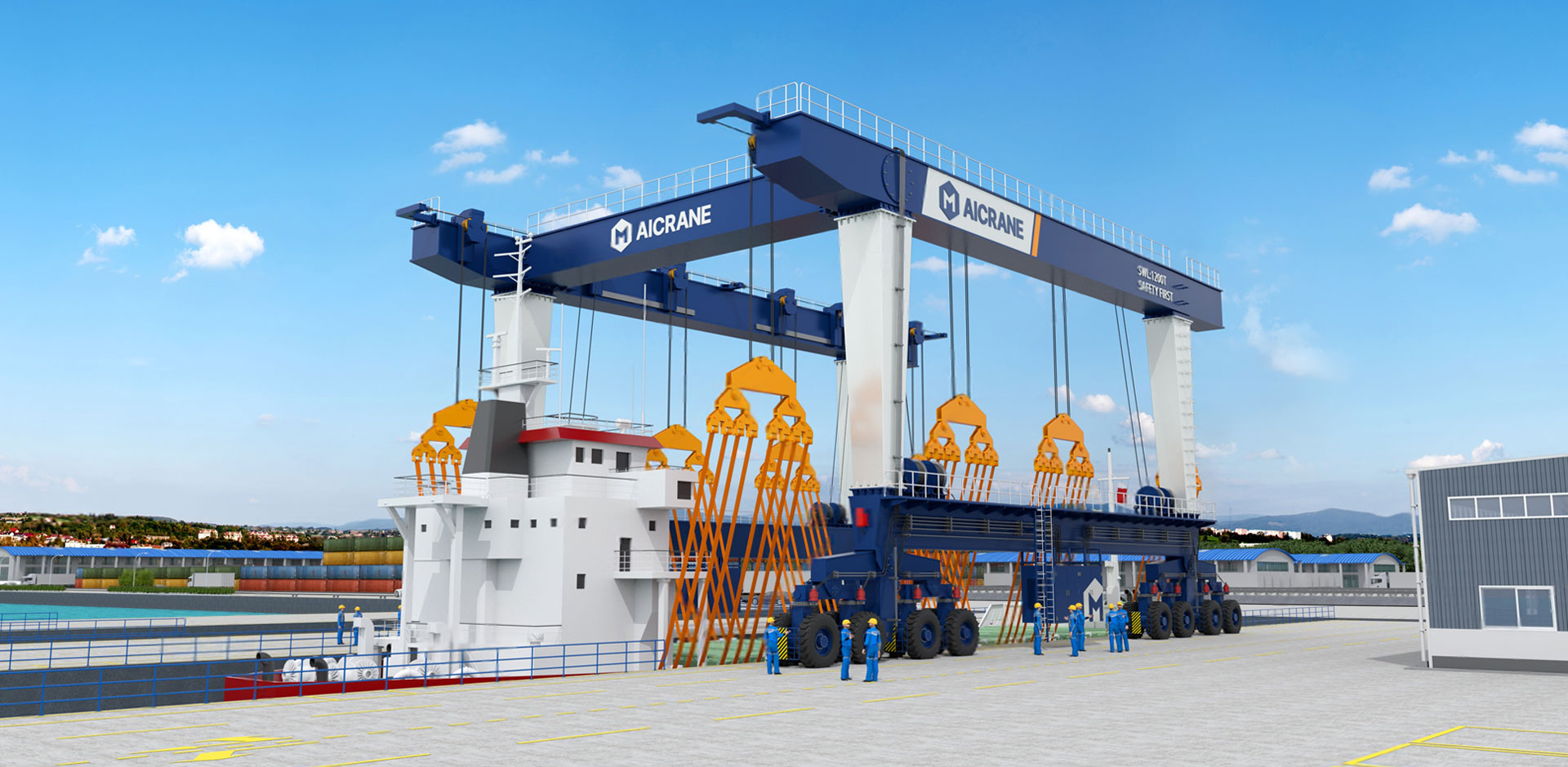 Boat Handling Solution - Mobile Boat Hoist